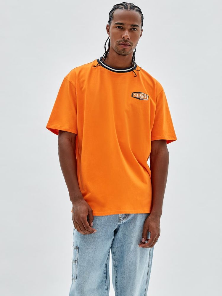 Guess orange t shirt discount