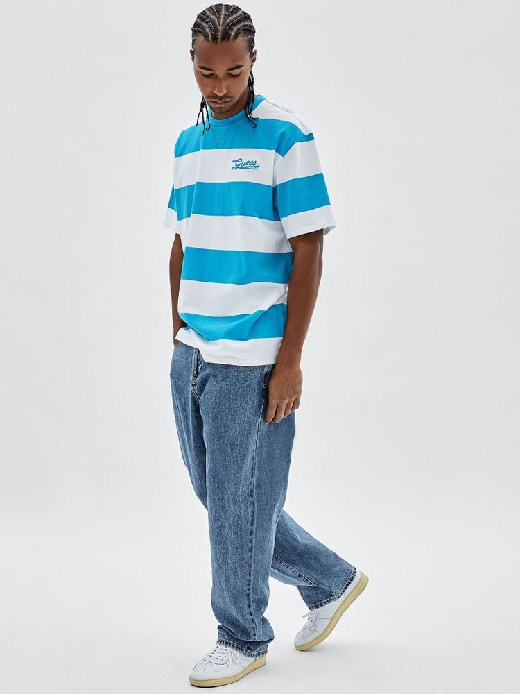 Guess originals store striped shirt