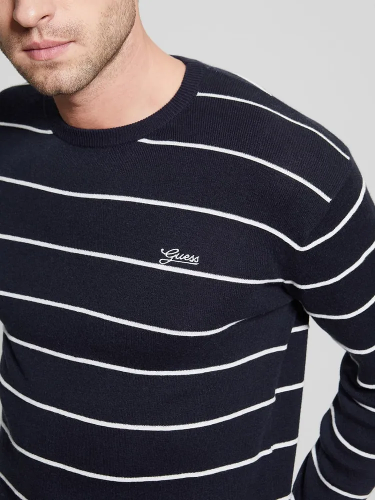 Guess striped sweater deals