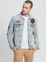 Guess dillon patch new arrivals denim jacket