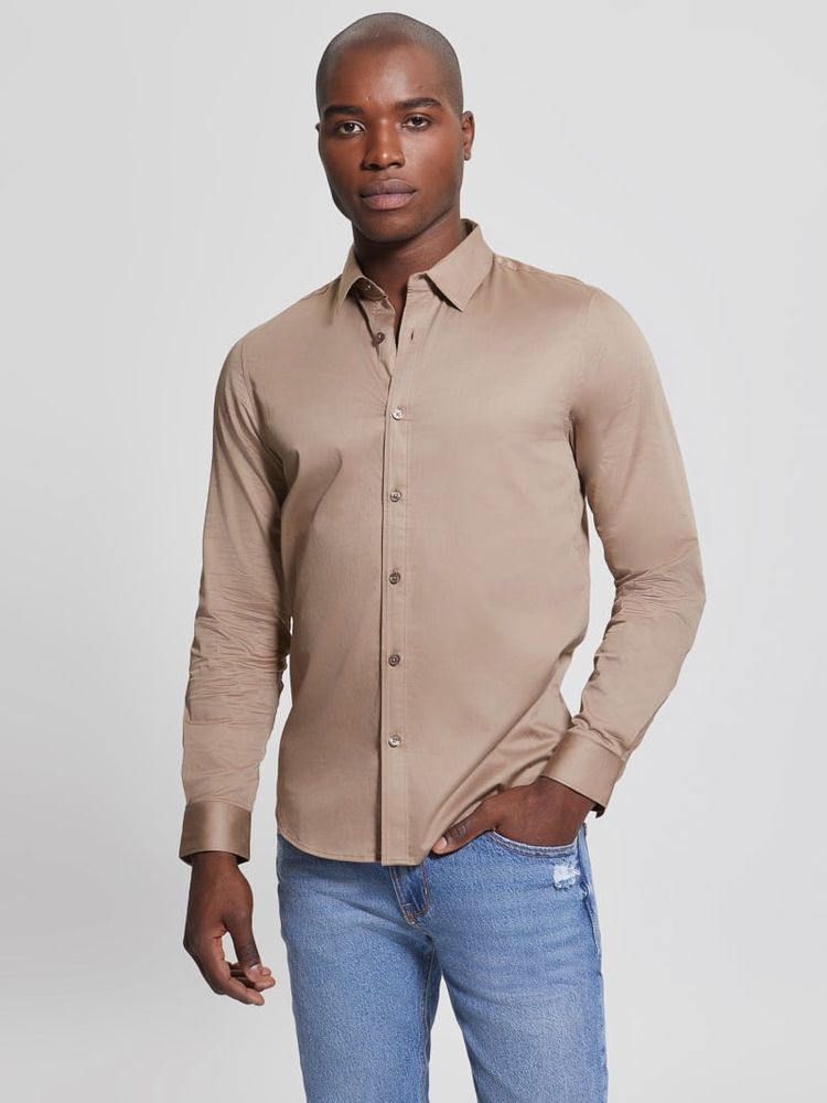 Guess outlet brown shirt