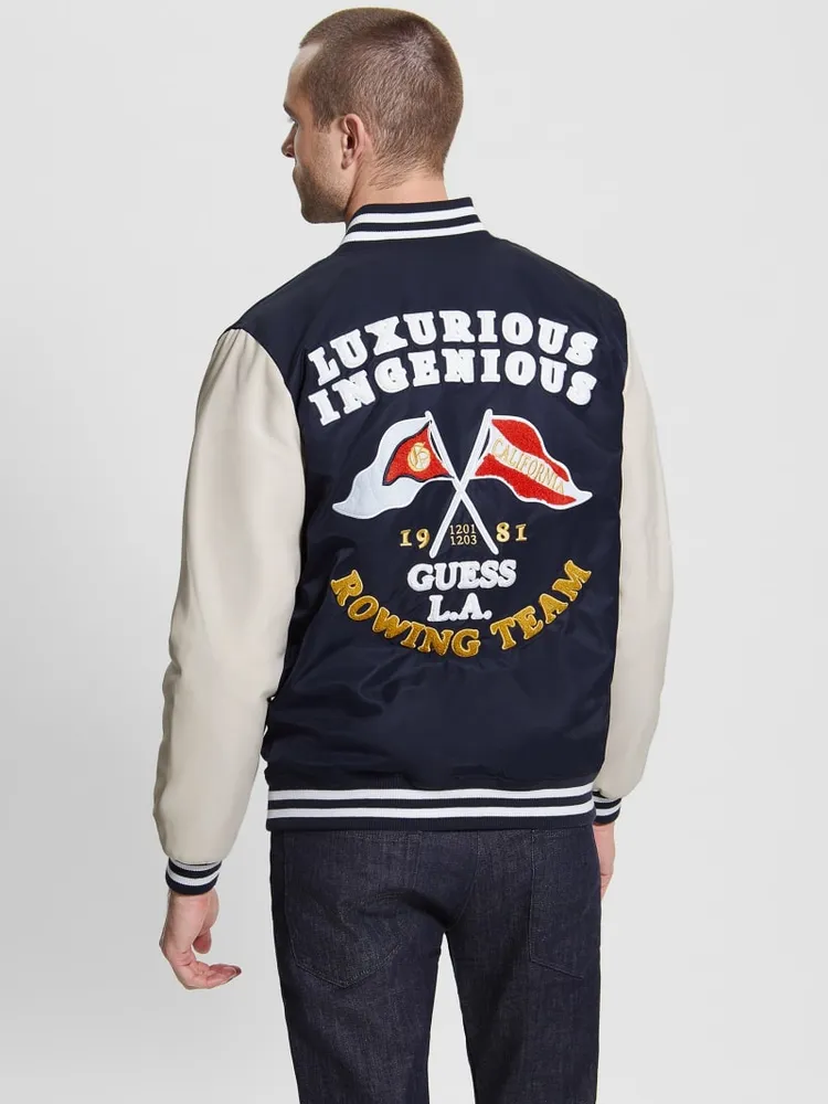 GUESS Patch Varsity Jacket Shop Midtown