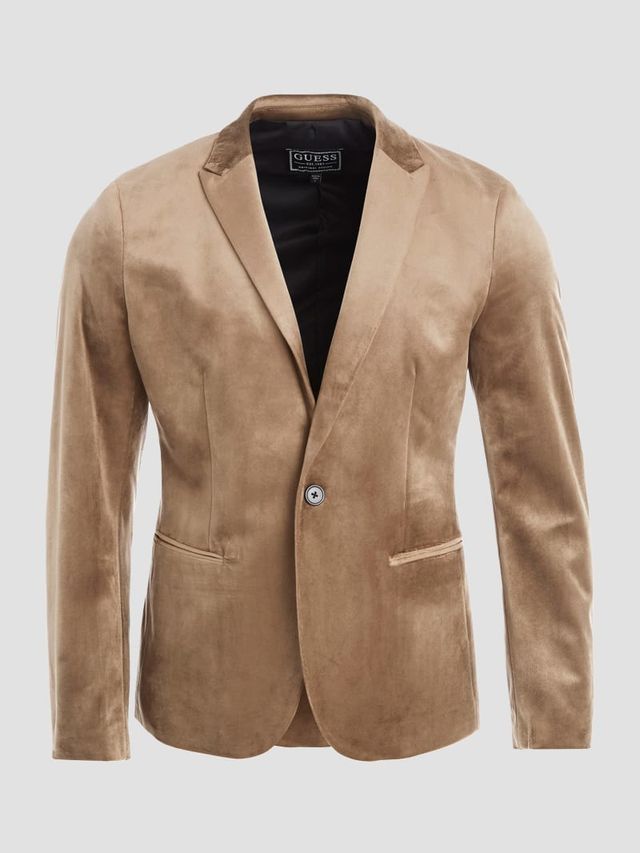 Guess velvet blazer store