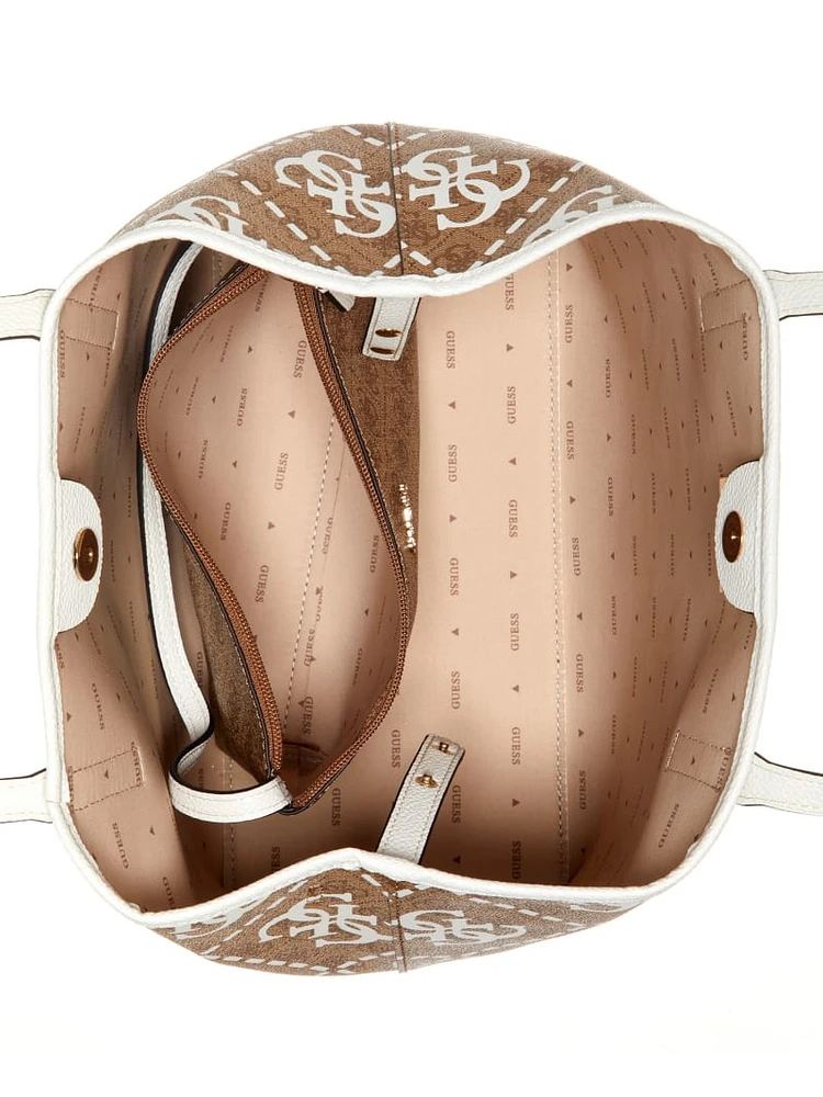 Guess vikky logo on sale shopper bag