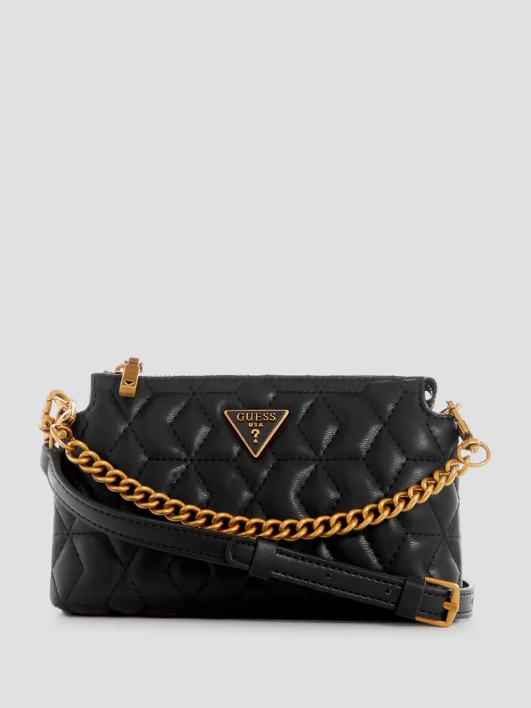 GUESS Elenia Quilted Top-Zip Mini Crossbody | Shop Midtown