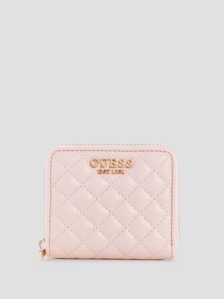 GUESS Adam Quilted Small Zip-Around Wallet | Shop Midtown