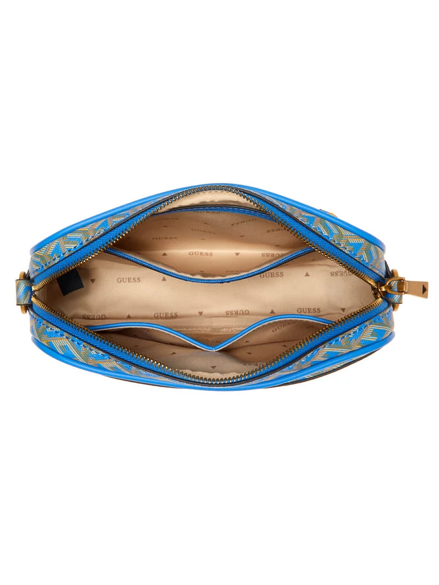 Guess rigden logo camera bag best sale