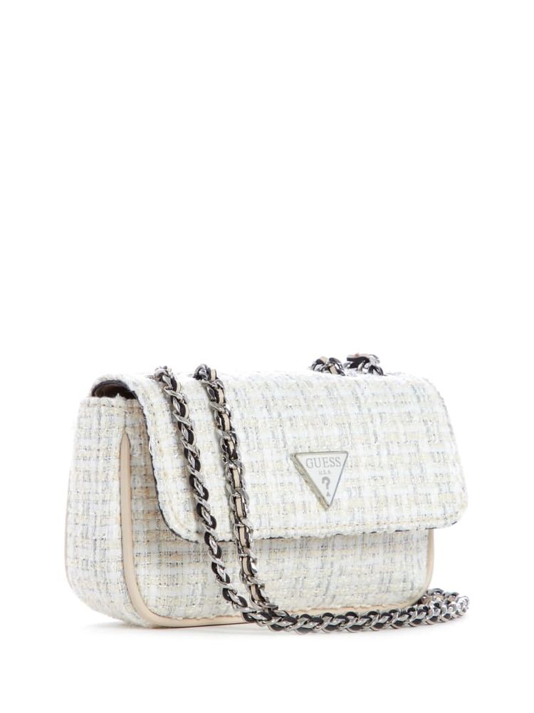 GUESS Cessily Tweed Convertible Mini Bag Mall of America