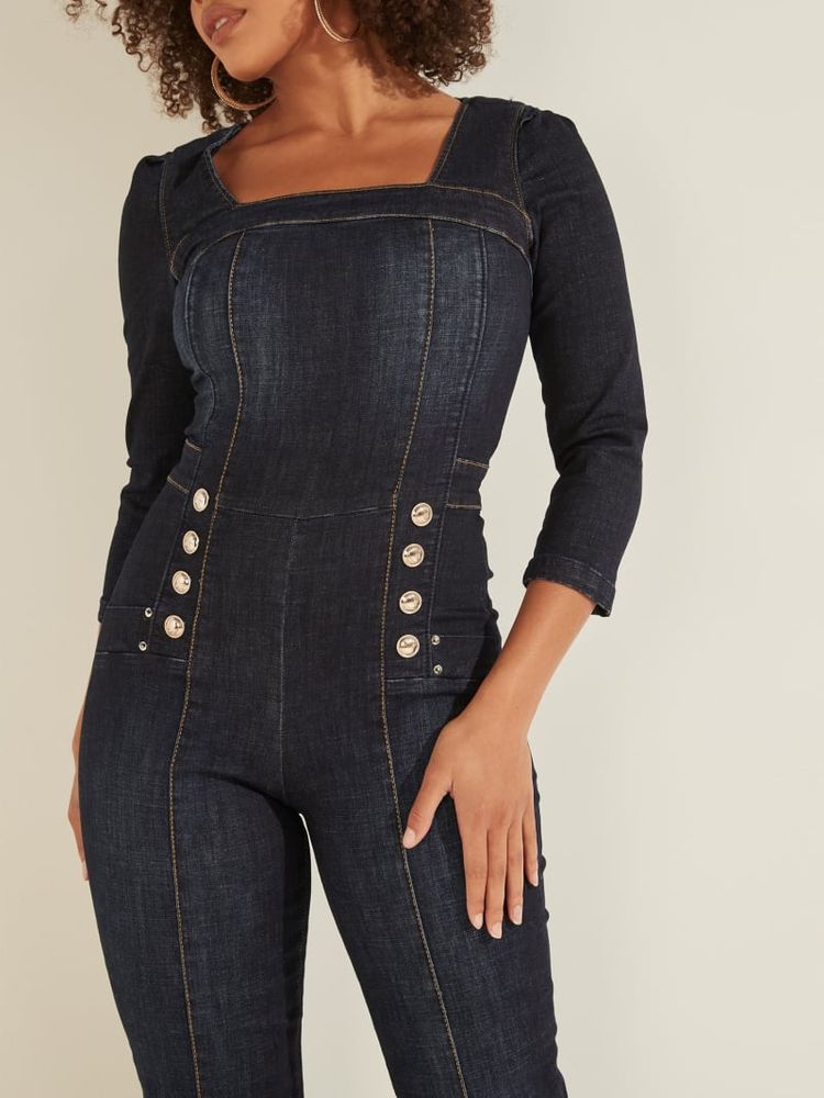 Jumpsuit top guess denim