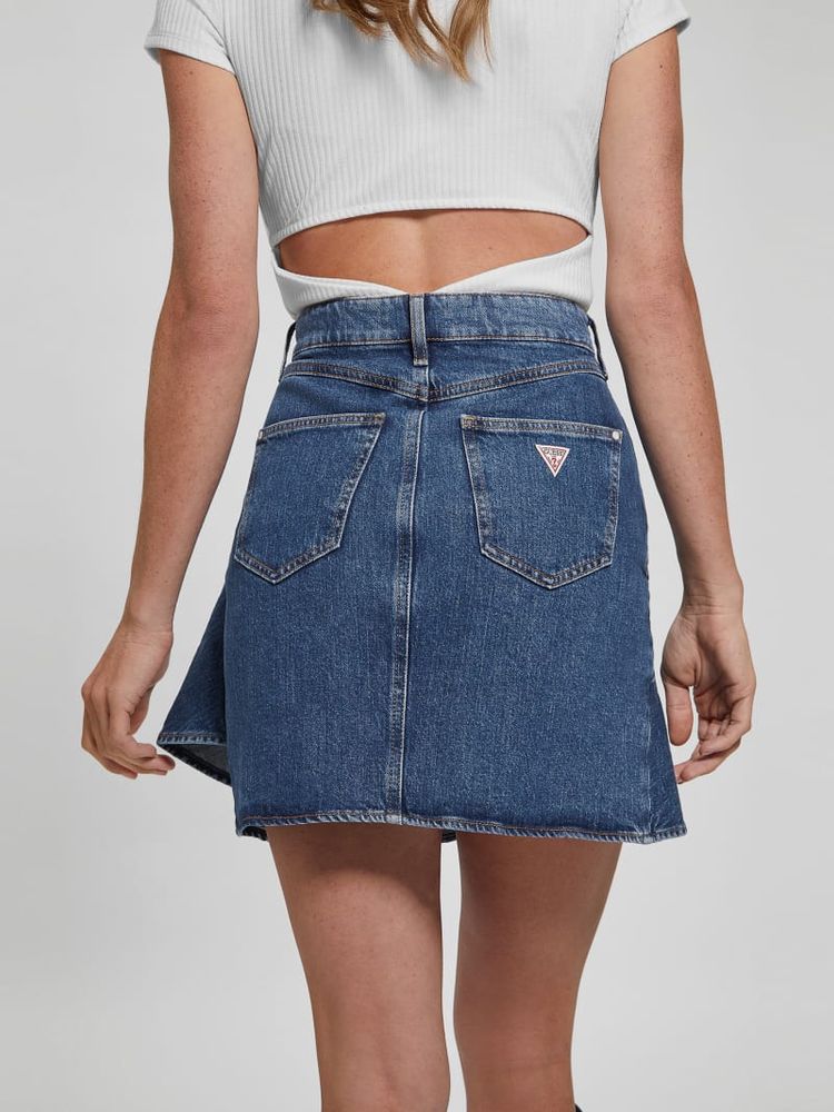 Vintage guess hotsell denim skirt
