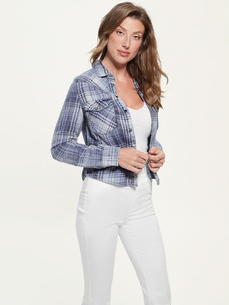 Guess plaid shirt shop