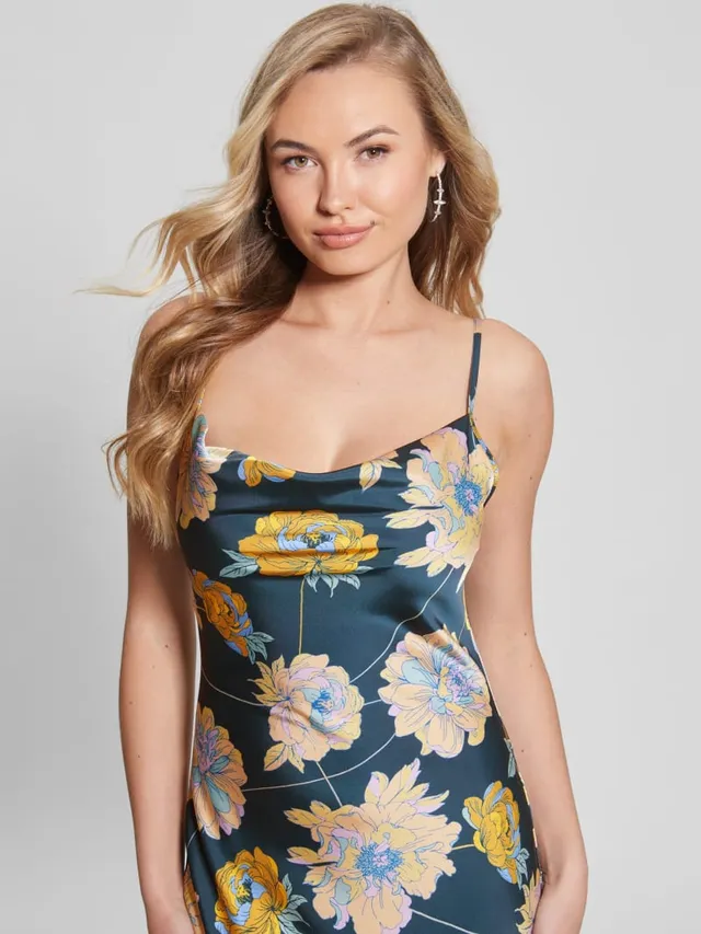 Guess yellow floral dress top