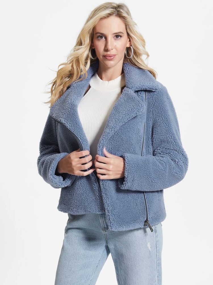 Lucky brand sherpa moto jacket new arrivals