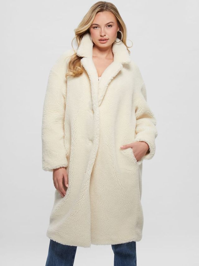 GUESS Simmone Faux Fur Coat Bramalea City Centre