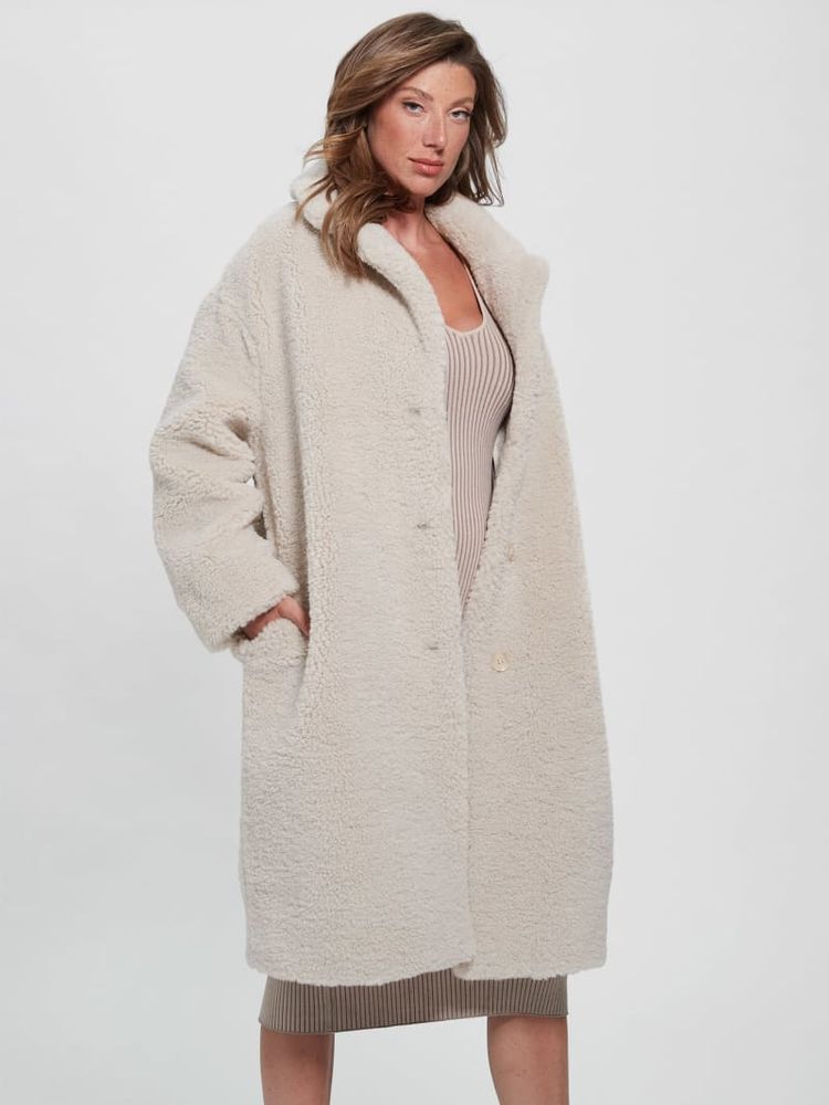 Guess teddy coat shop