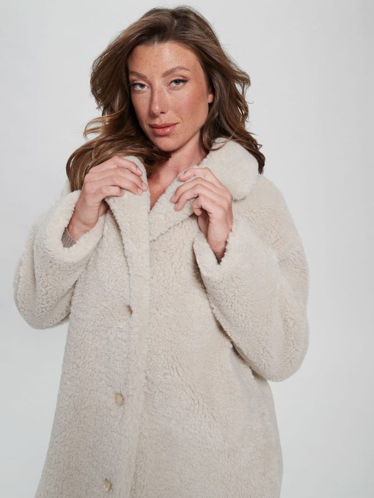 GUESS Eco Alina Faux Fur Coat Bramalea City Centre