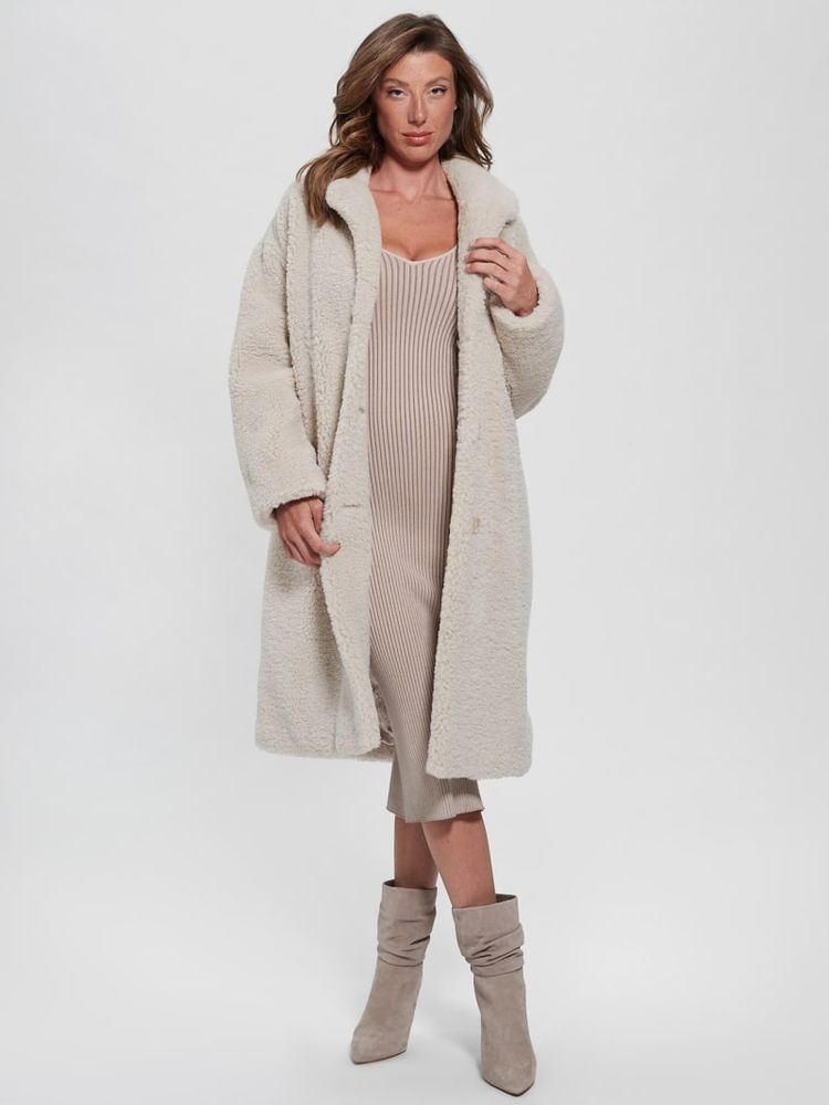 GUESS Eco Alina Faux Fur Coat Bramalea City Centre