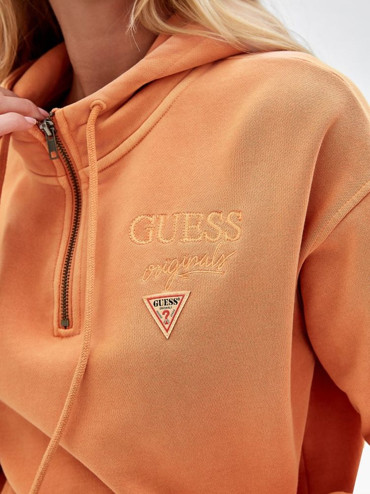 Guess classic logo hoodie clearance
