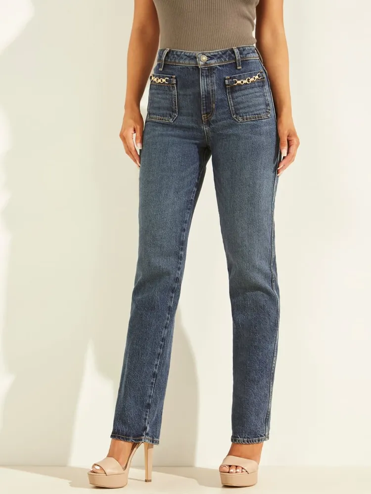 Guess 1981 high waisted jeans store