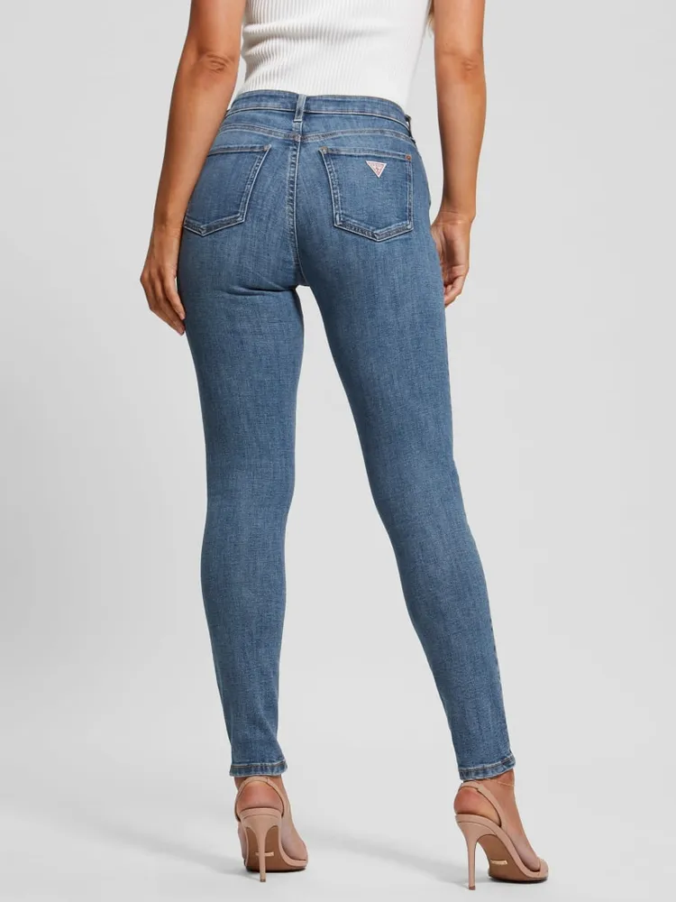 Guess high top rise skinny jeans
