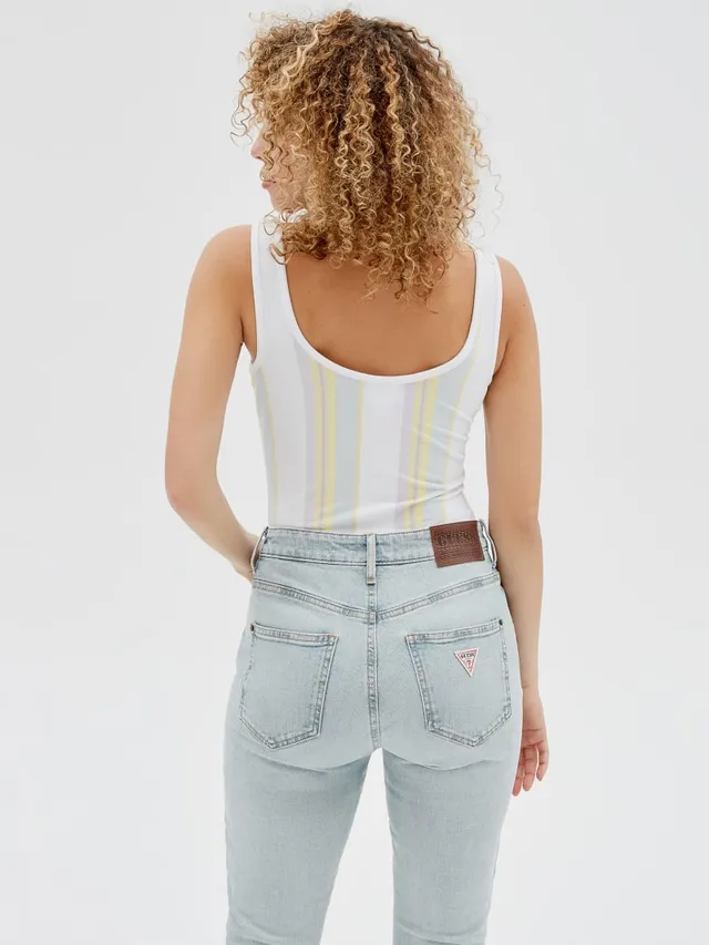 Guess originals striped logo bodysuit store