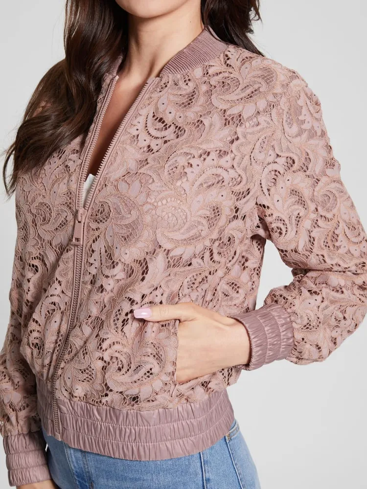 GUESS Aisha Lace Flight Jacket Bramalea City Centre