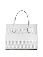 GUESS Katey Perforated Small Tote | Shop Midtown