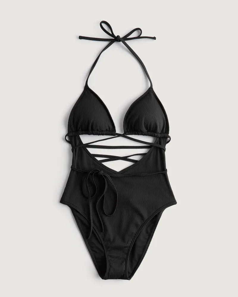 Hollister sales black swimsuit