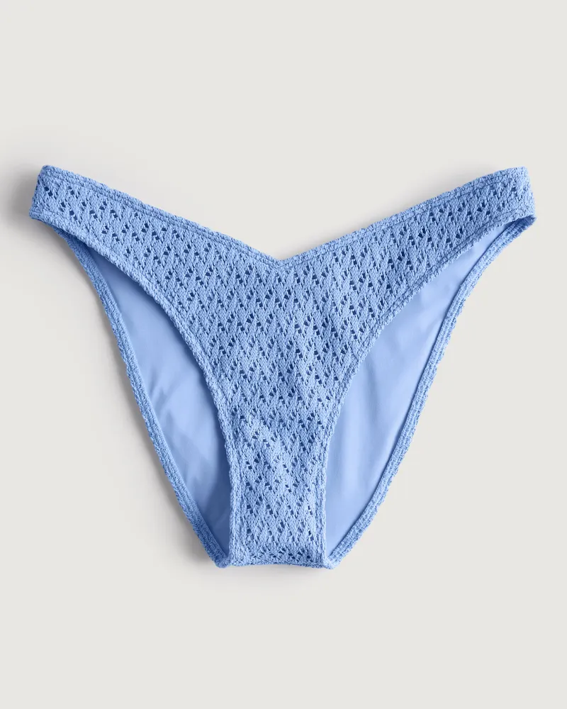 Hollister ribbed high leg bikini bottom top
