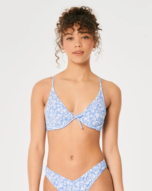 Hollister wrap triangle bikini top sales