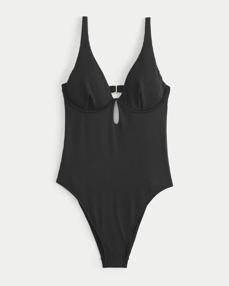Hollister black swimsuit store