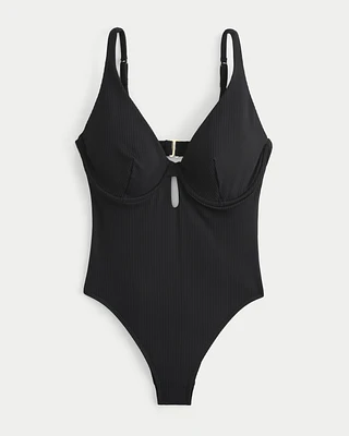 One piece swimsuit hollister hot sale