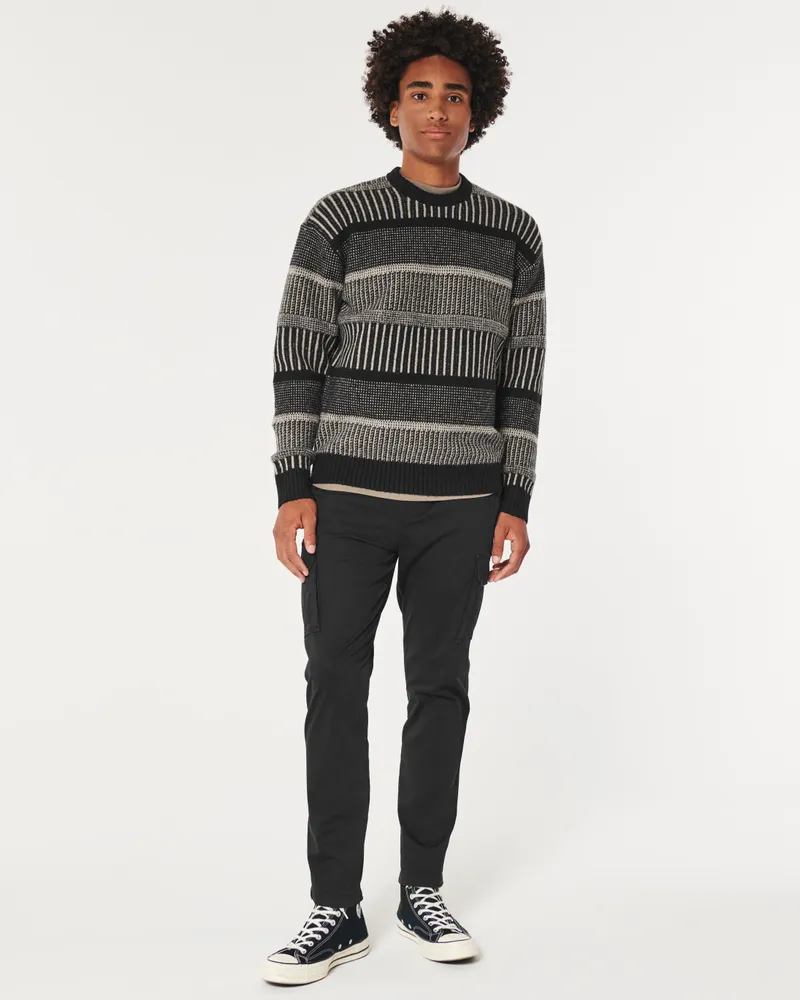 Hollister Relaxed Textured Stitch Crew Sweater Bramalea City Centre