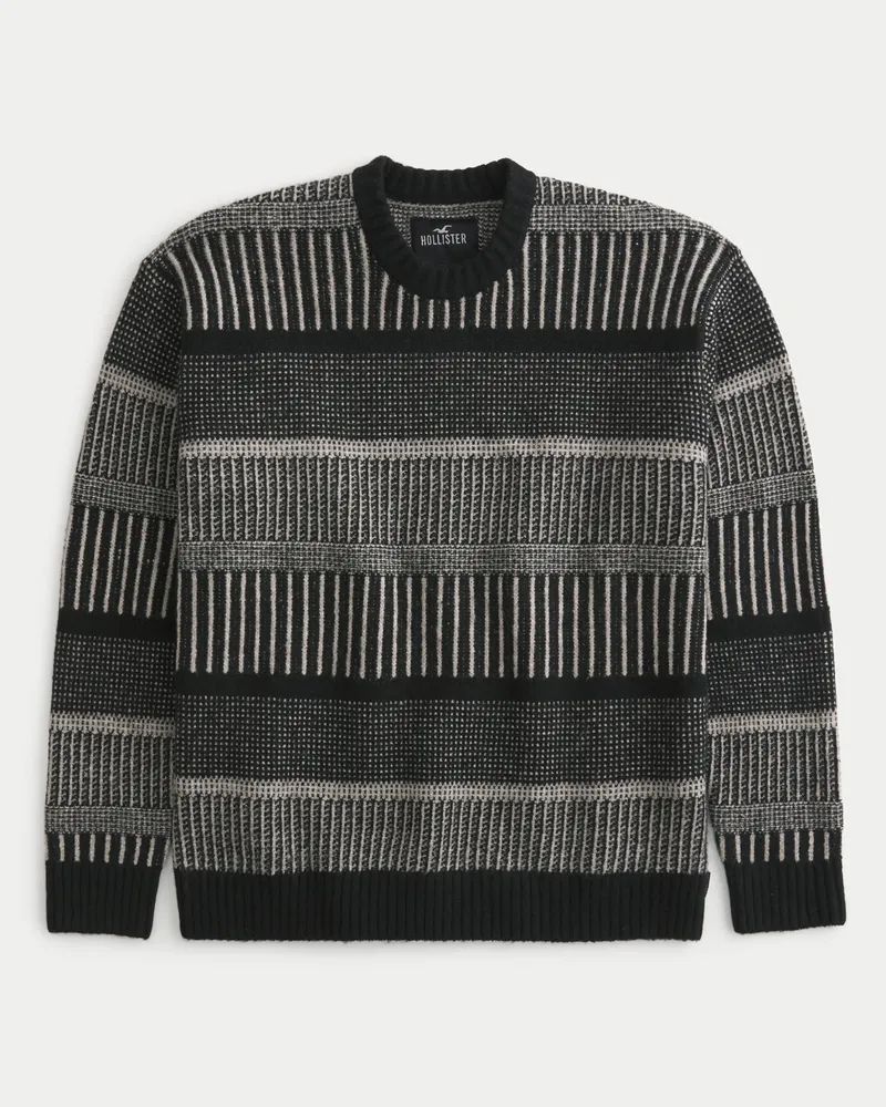 Hollister Relaxed Textured Stitch Crew Sweater Halifax Shopping