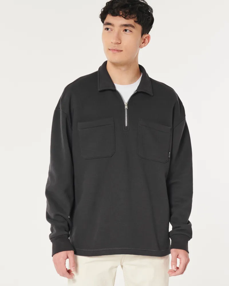 Hollister quarter zip deals