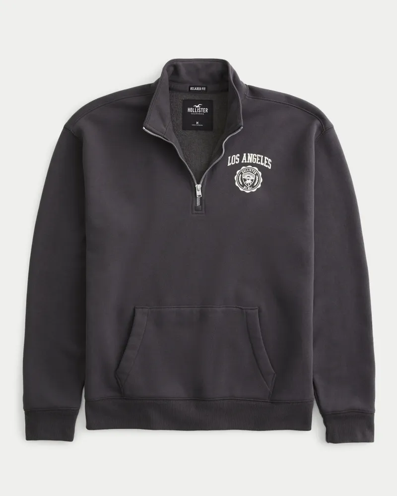 Hollister half zip discount