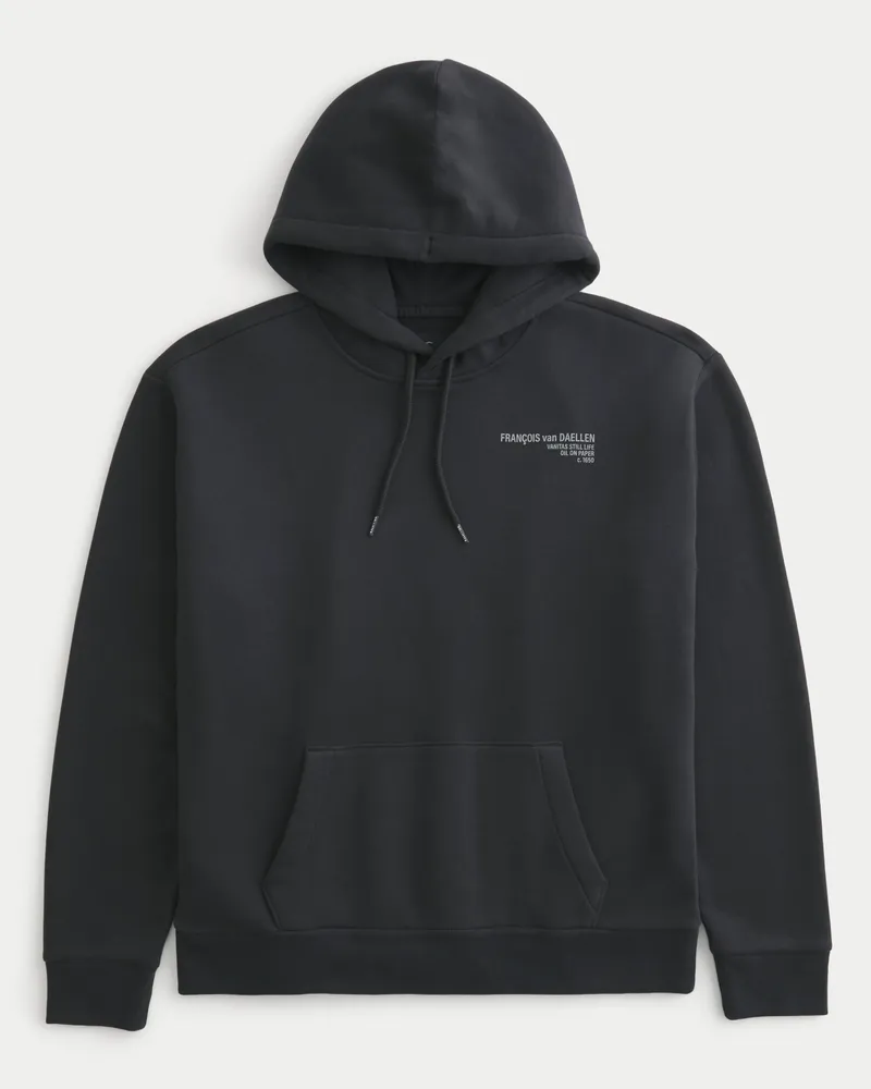 Hollister printed logo graphic hoodie store