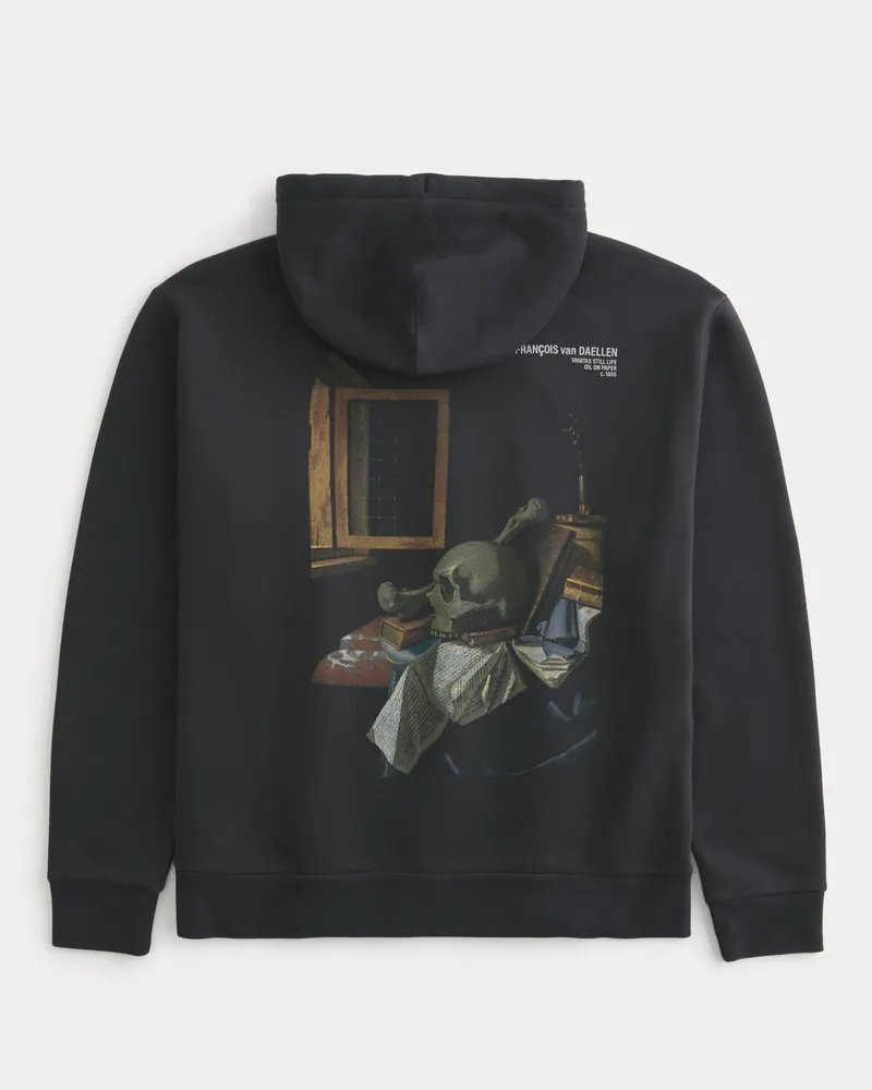 Hollister Relaxed Fran ois van Daellen Graphic Hoodie Mall of