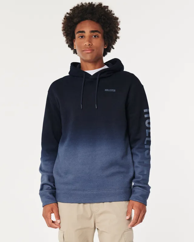 Hollister Ombre Logo Graphic Hoodie CoolSprings Galleria