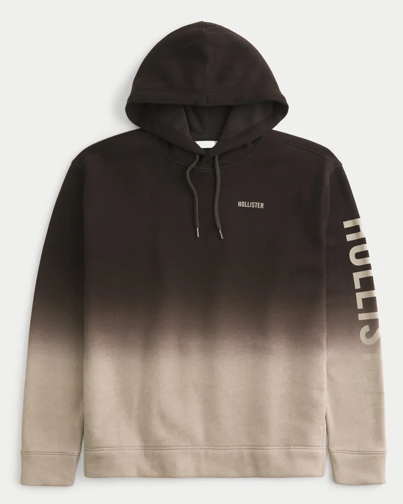 Hollister ombre logo hoodie hotsell