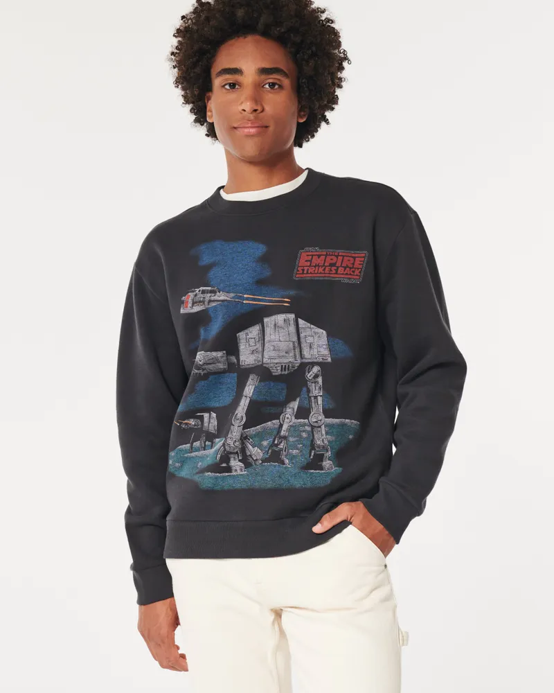 Hollister Relaxed Star Wars Graphic Crew Sweatshirt Mall of America