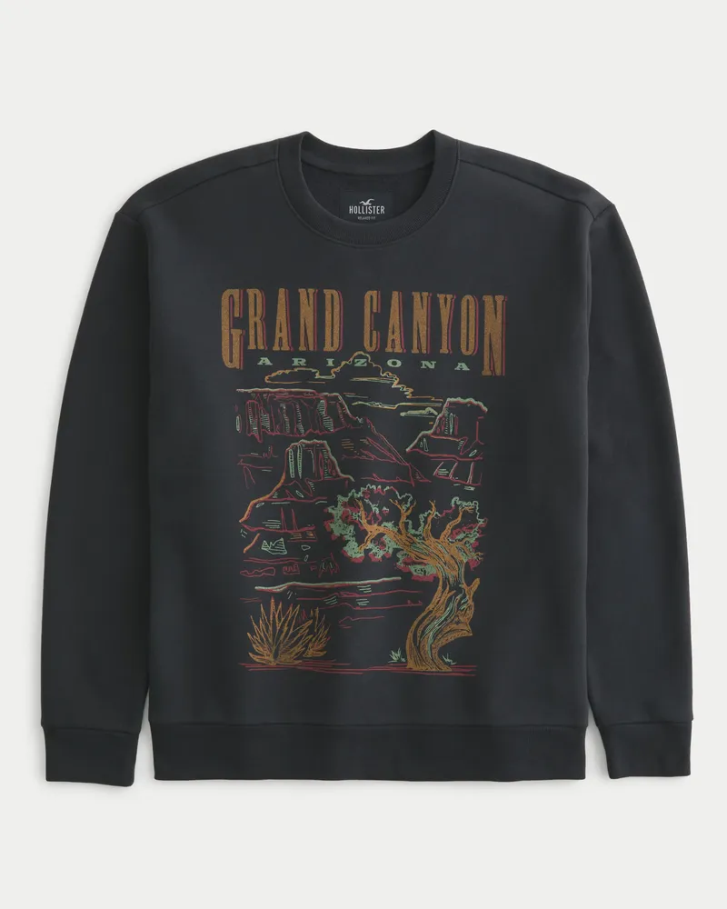 Hollister Grand Canyon Arizona Graphic Crew Sweatshirt