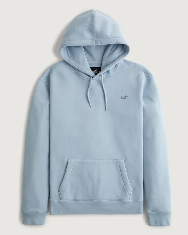 Blue on sale hoodie hollister