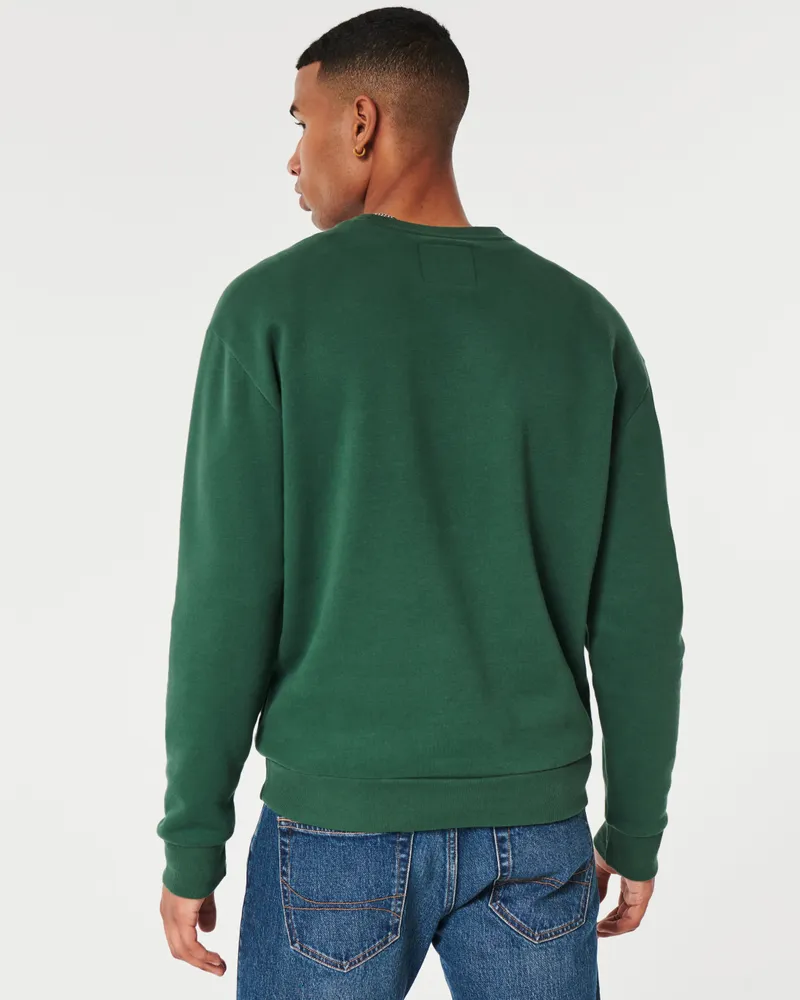 Hollister Relaxed Chicago Graphic Crew Sweatshirt Mall of America