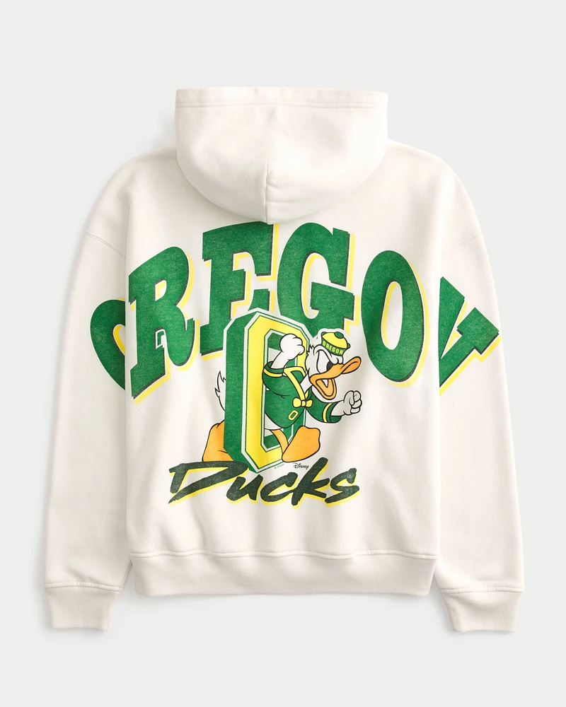 宅配便配送 Hol Boxy Donald Duck University of Oregon Graphic Hoodie スウェット