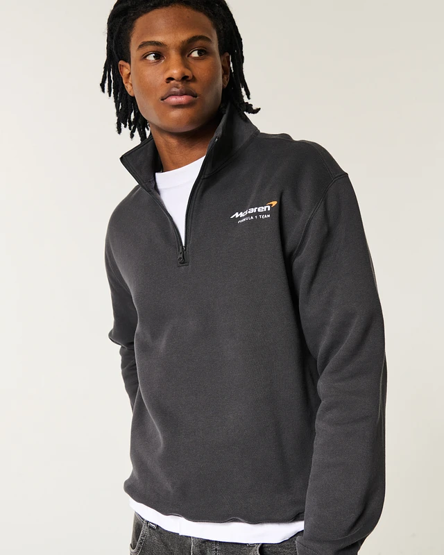 Hol McLaren Graphic Half-Zip Sweatshirt at CoolSprings Galleria in