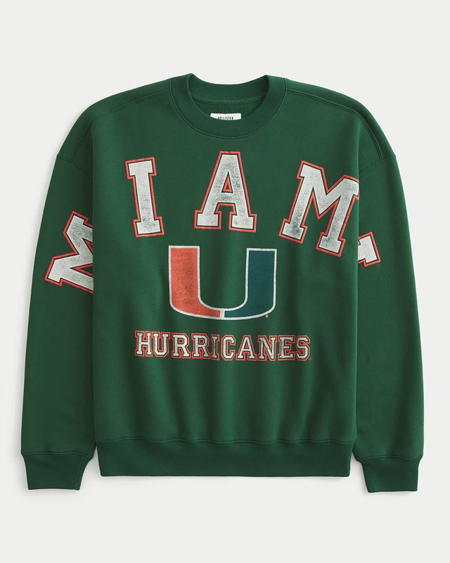 Hol Boxy University of Pennsylvania Graphic Crew Sweatshirt