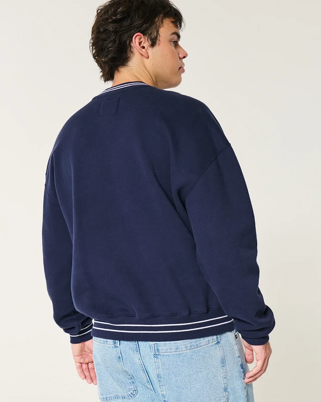 Hol Boxy University of Pennsylvania Graphic Crew Sweatshirt