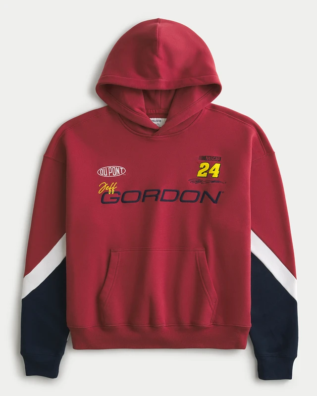 Hollister Boxy Jeff Gordon NASCAR Racing Graphic Hoodie at
