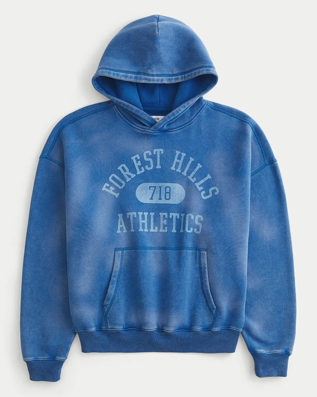 『COKEHAD HIPSTERS』HOW FAR WILL YOU GO!? Hol Baggy Cinch Washed Forest Hills Graphic Hoodie | Arden Fair